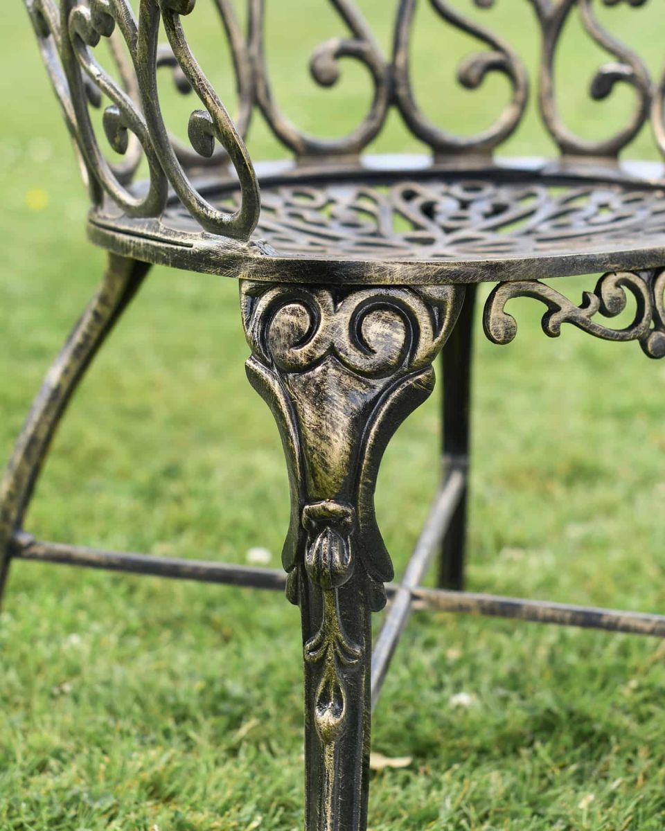 Close-Up of Ornate Pattern on Chair Legs Close-Up of Ornate Pattern on Chair Legs