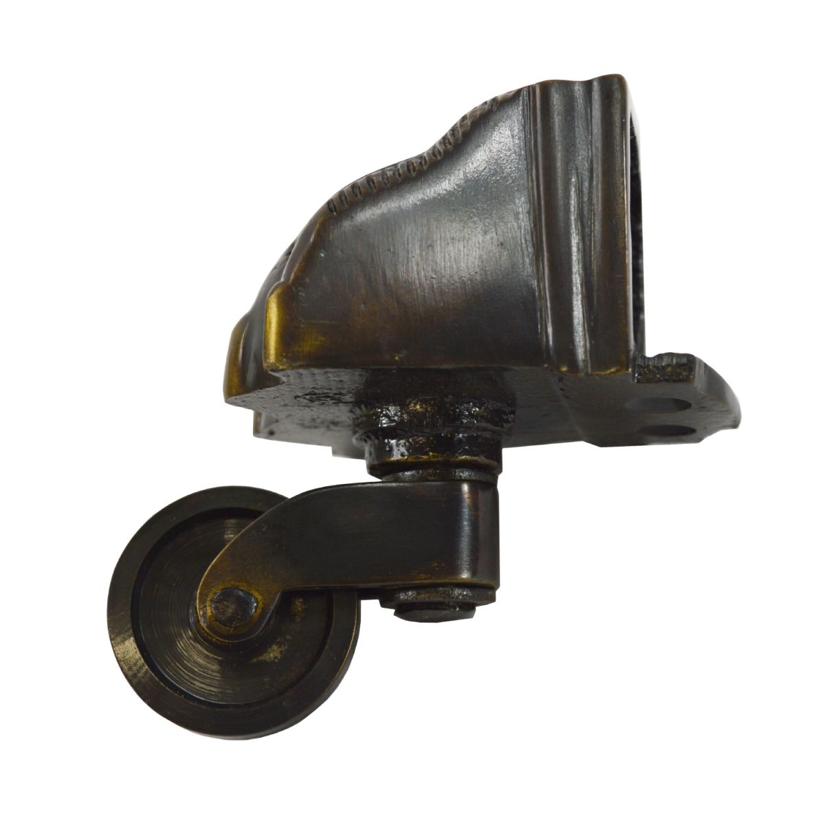 Antique Brass Claw Castor