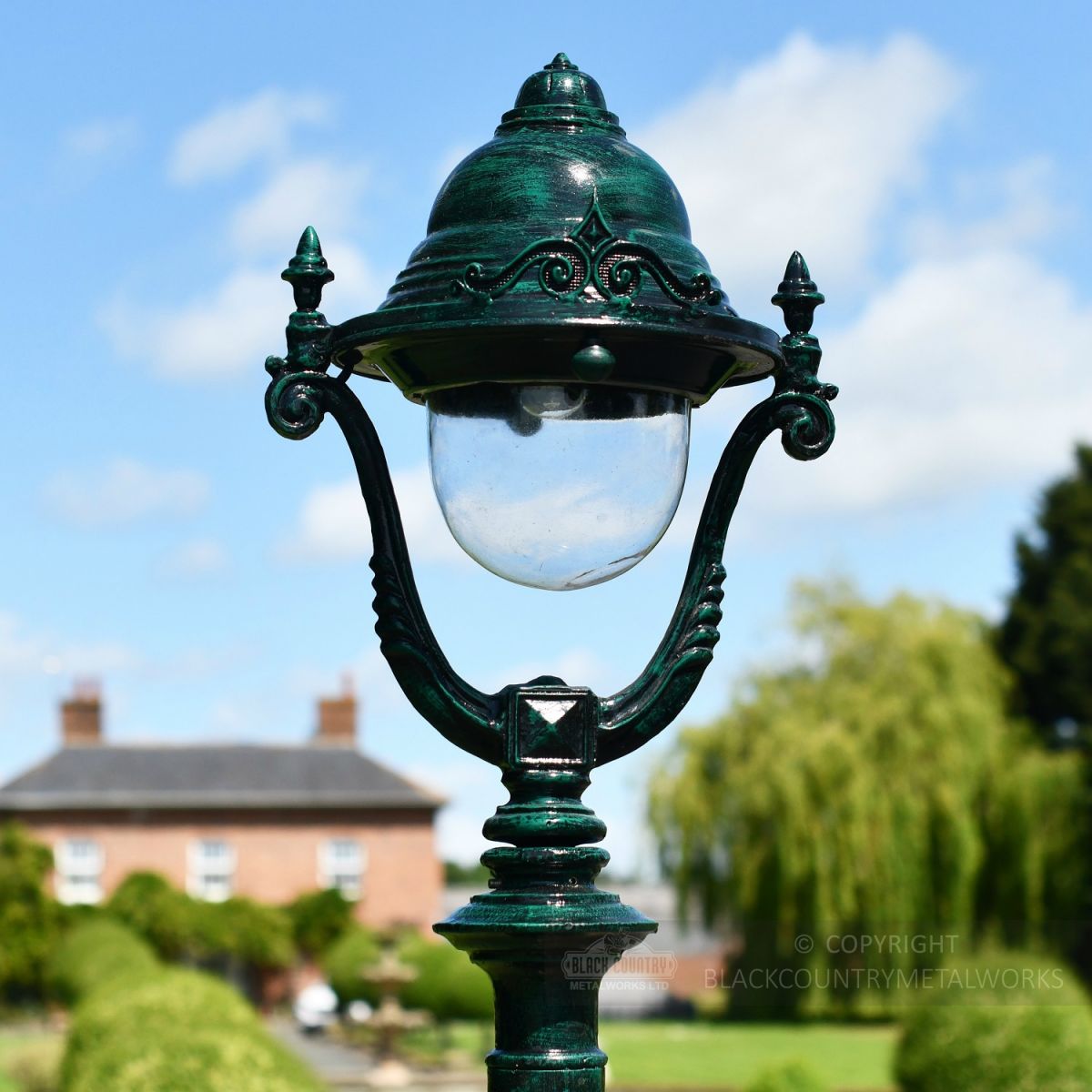Antique Green Opulent Luminaire
