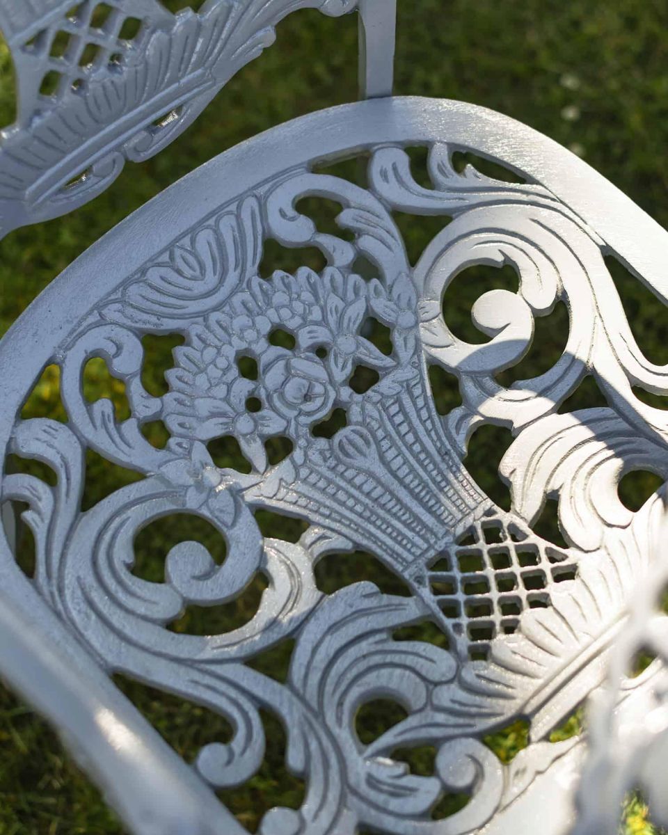 Close-Up of Pattern on Chair Seat