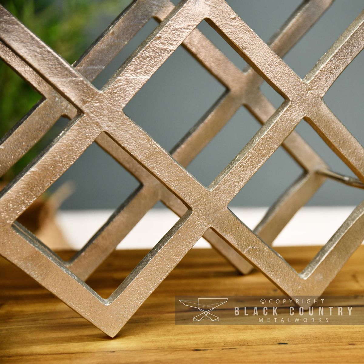 Close-up of the Antique Nickel Finish