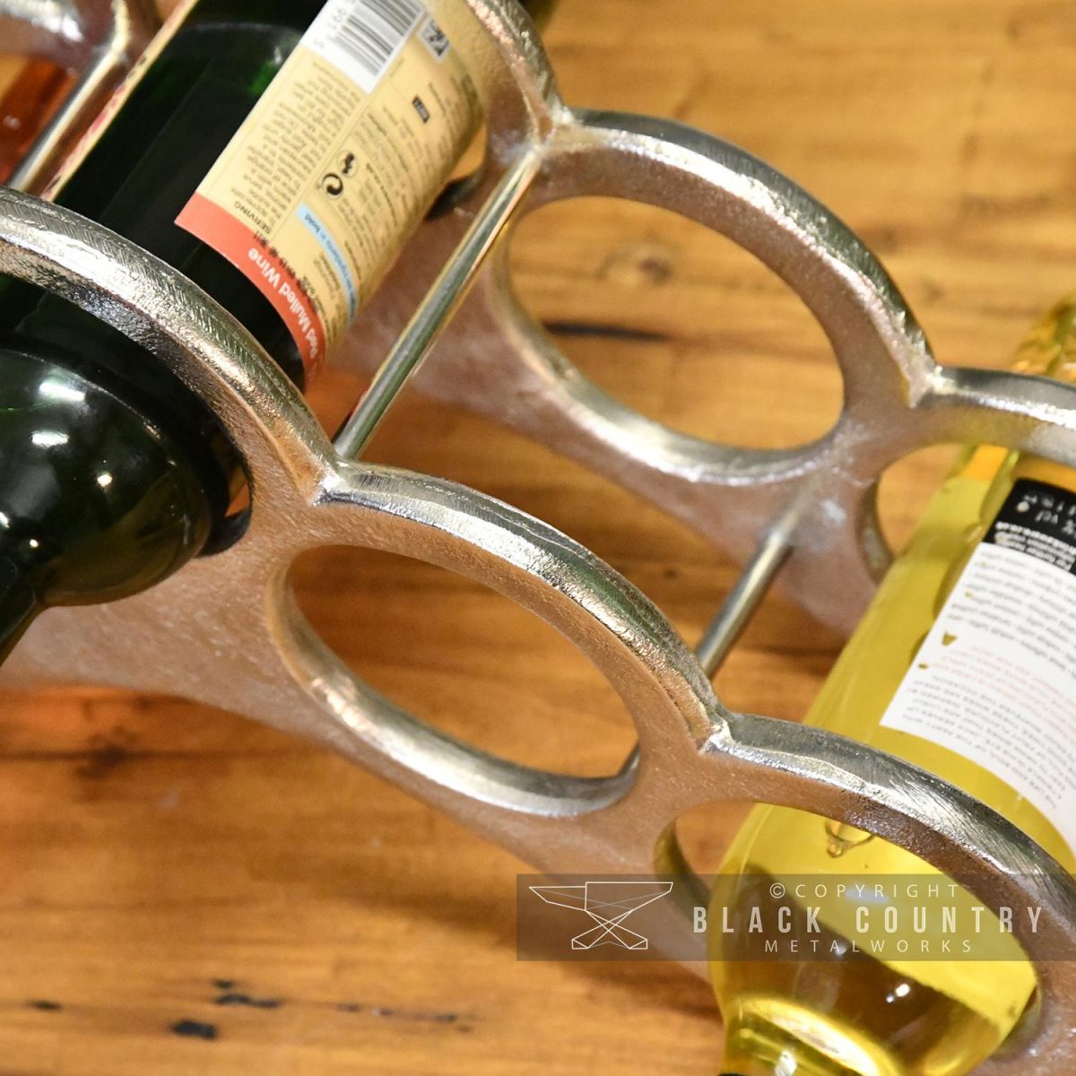 View of the top of the wine Rack