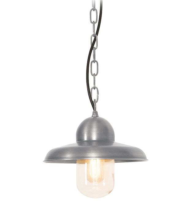 "Orchid" Antique Nickel Hanging Light