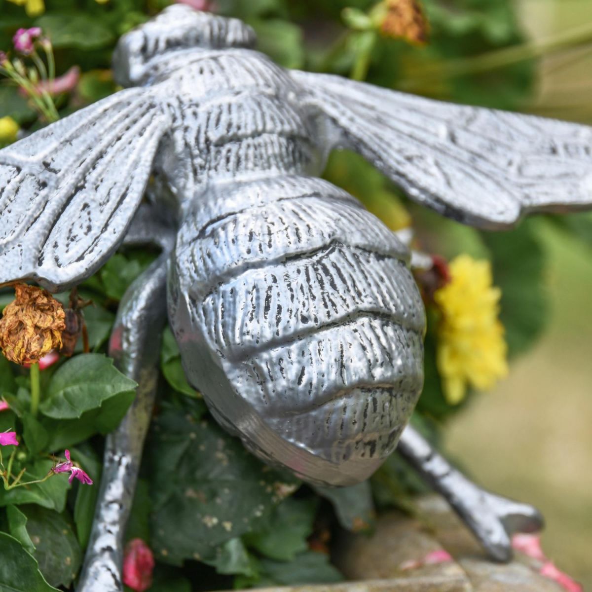 Close-Up of Close-Up of Antique Silver Finish