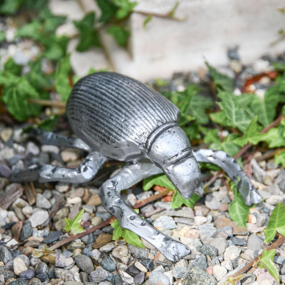 Antique Silver "Scarab" Beetle Sculpture