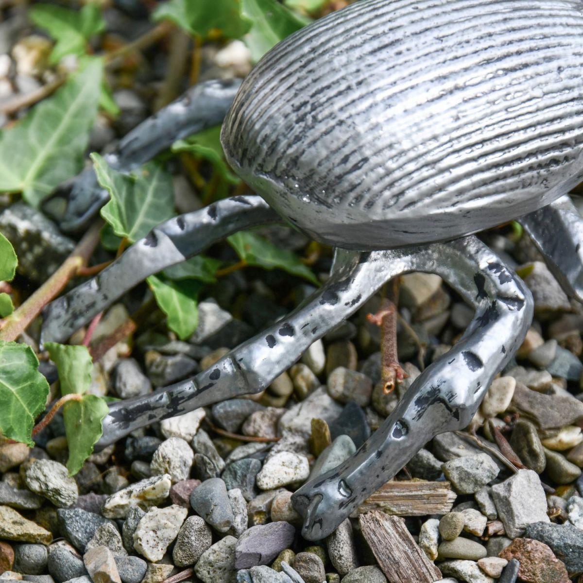 Close-Up of Antique Silver Finish