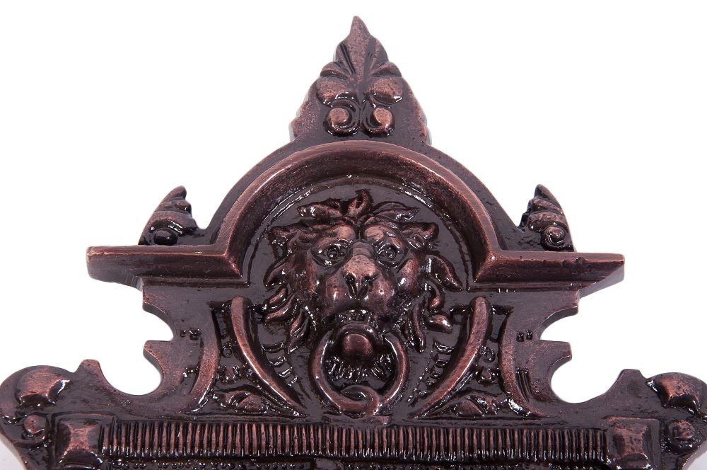 “Hazeldon Park" Burnished Copper Apartment Bell Push 