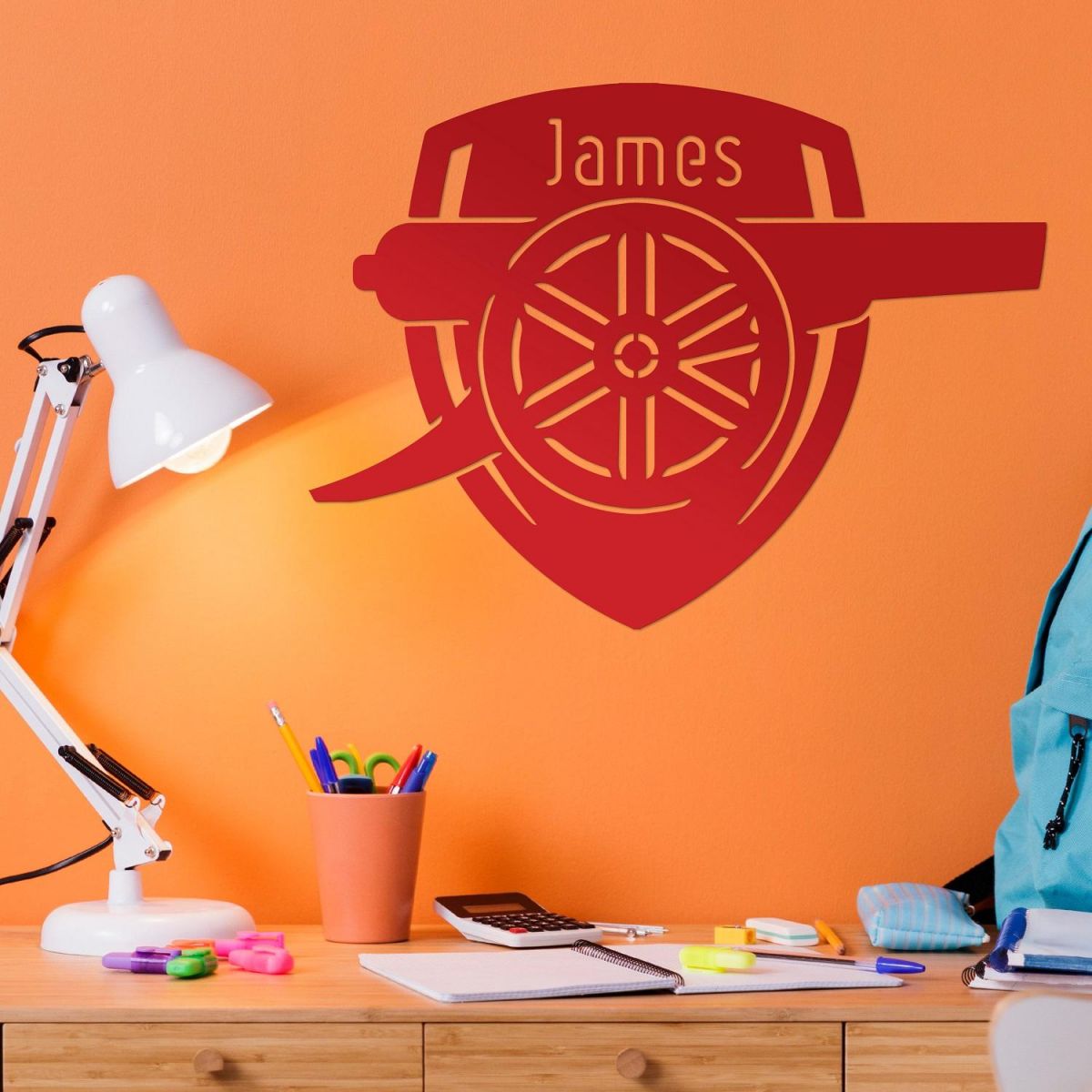 Personalised "Arsenal Cannon" Wall Art 