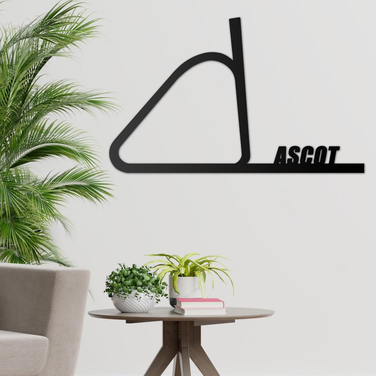 Ascot Racecourse Wall Art in Situ 