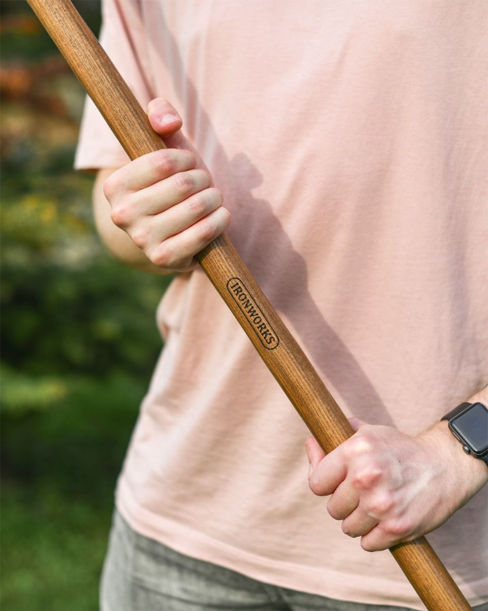 Ash Wood Long Handle on Gardening Hoe 