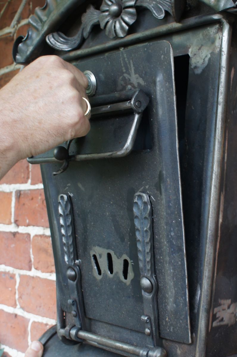 "Aubrey End" Gothic Post Box And Newspaper Holder
