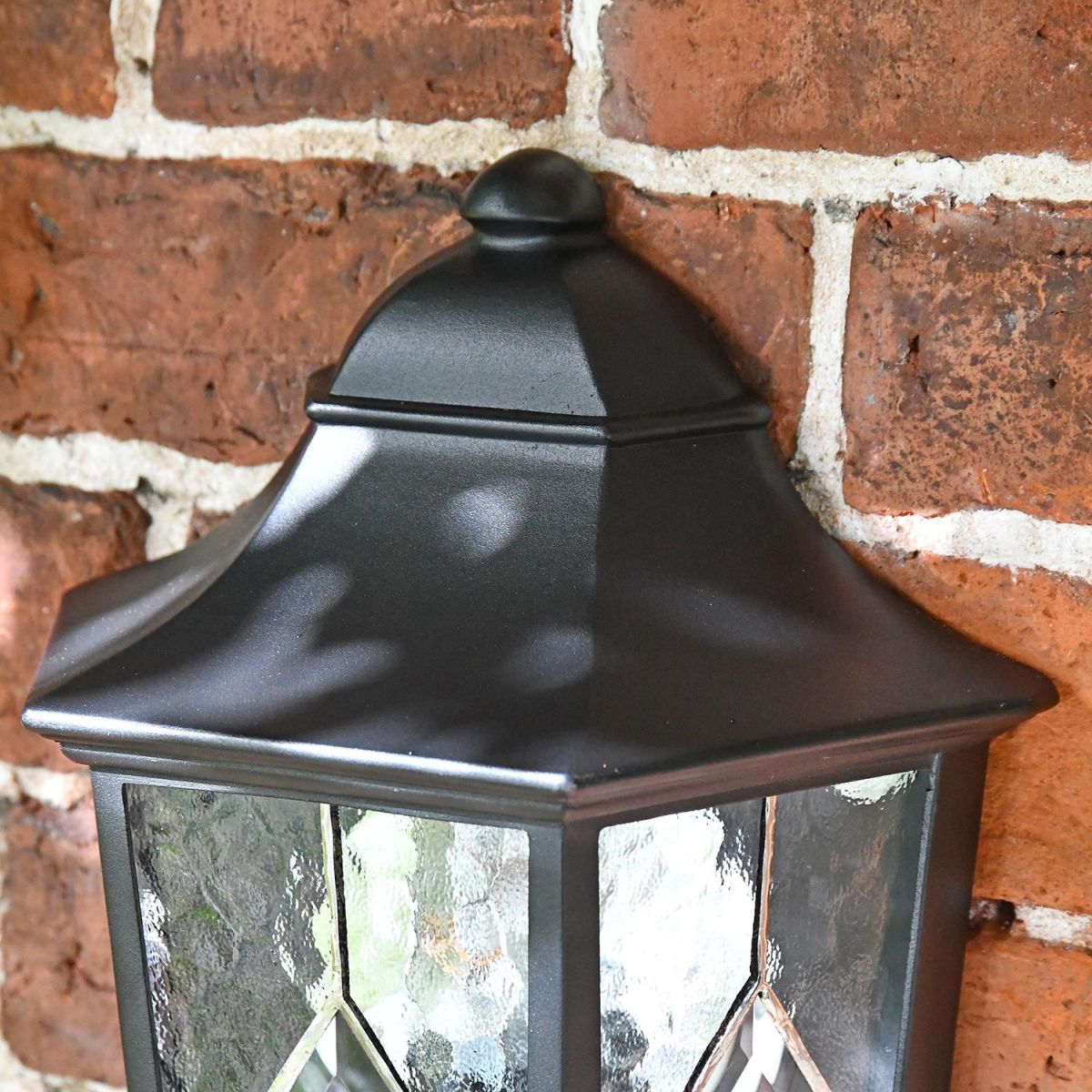 View of the Top of the "Avebury Manor" Traditional Half Lantern Wall Light