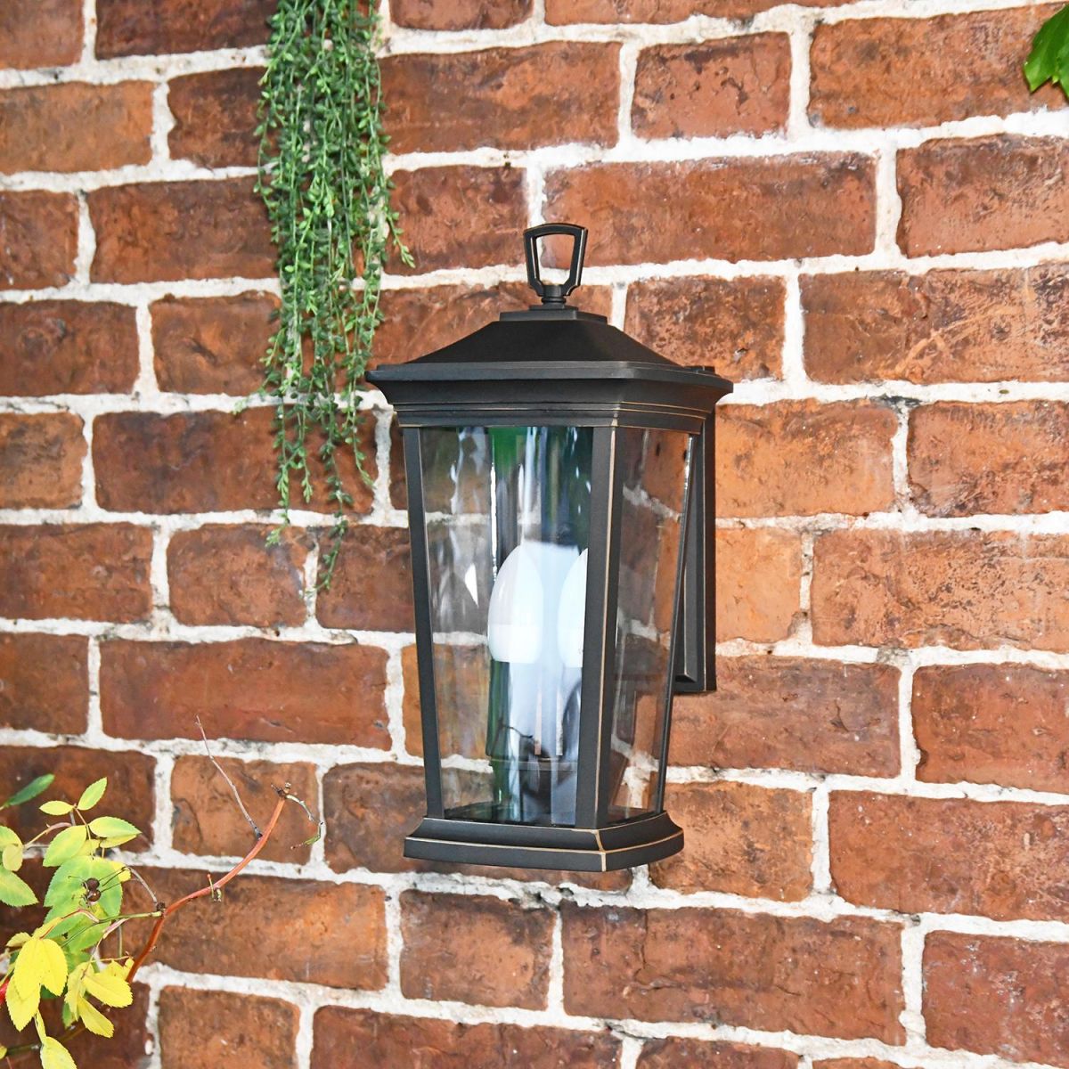 "Avebury" Wall Lantern in Use on the Front of a House