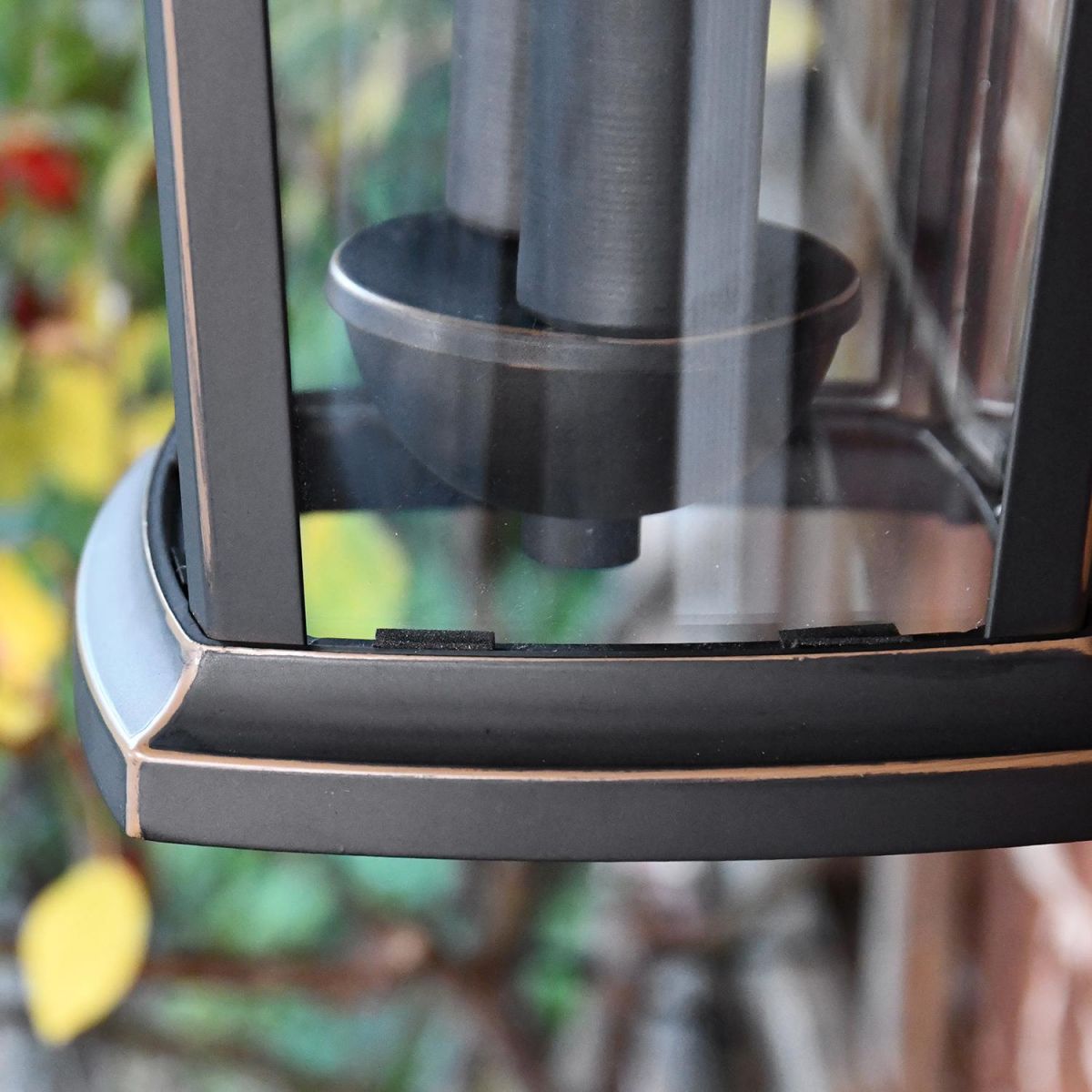 Close-up of the Antique Bronze Finish