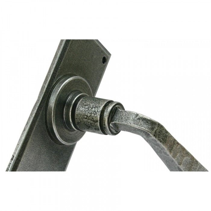 Close-up Of The Antique Pewter Finish