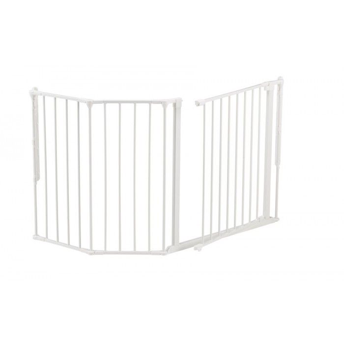 White Medium Baby Dab Fire Guard - View From The Side White Medium Baby Dab Fire Guard - View From The Side