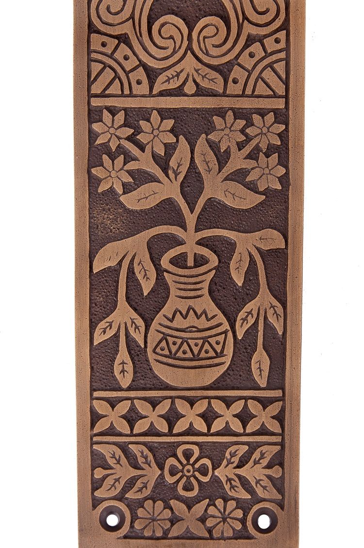 “Babylonia” Solid brass fingerplate