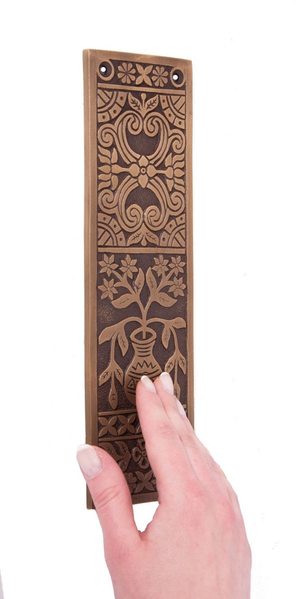 “Babylonia” Solid brass fingerplate