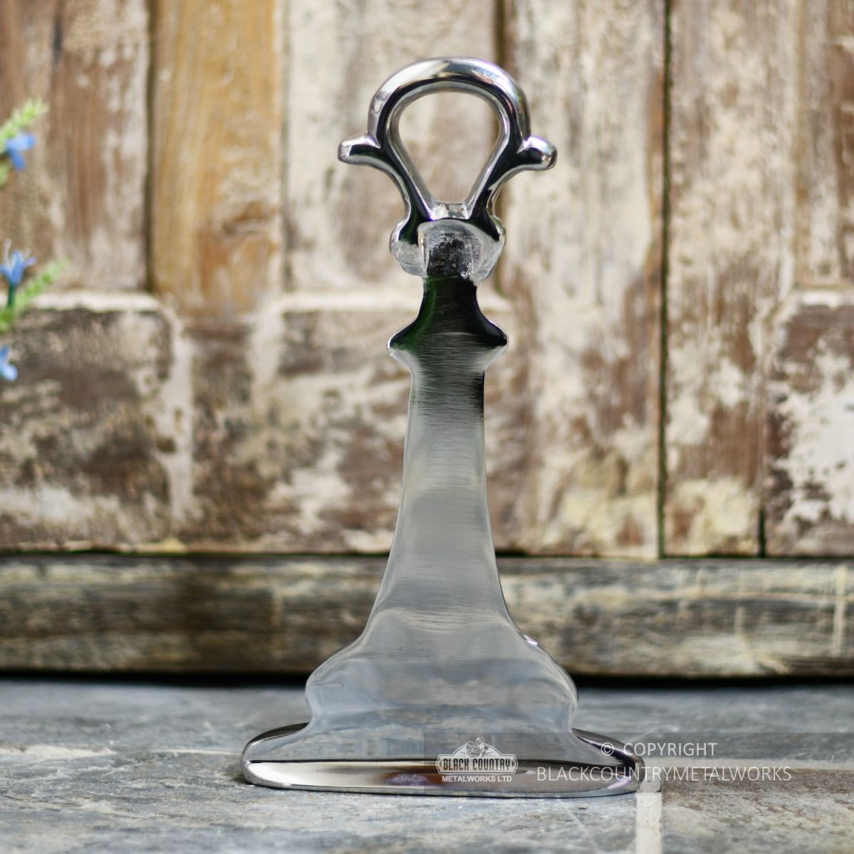 Back of chrome door stop Back of chrome door stop