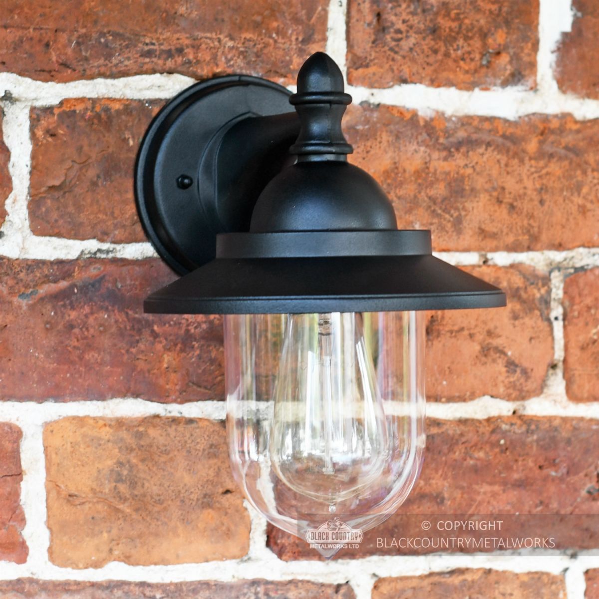Bakewell Classic Black Wall Lantern