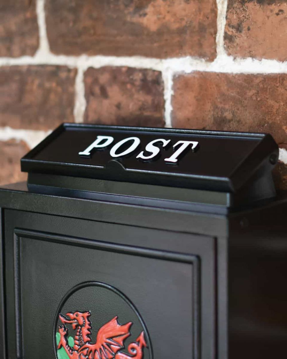 "Post" Text on the Top of the Post Box