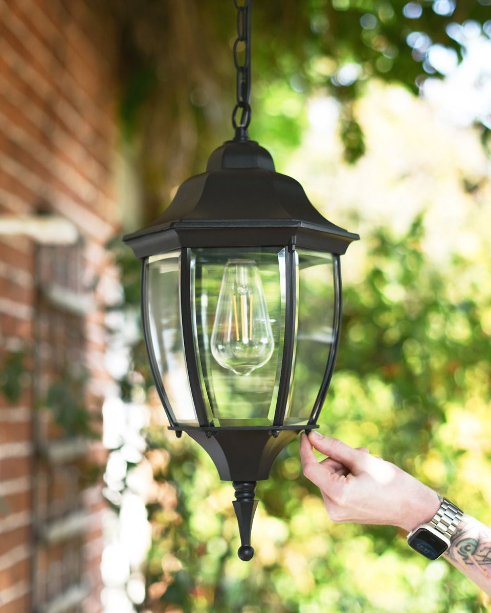 "Barnet" Chain Hanging Lantern to Scale "Barnet" Chain Hanging Lantern to Scale