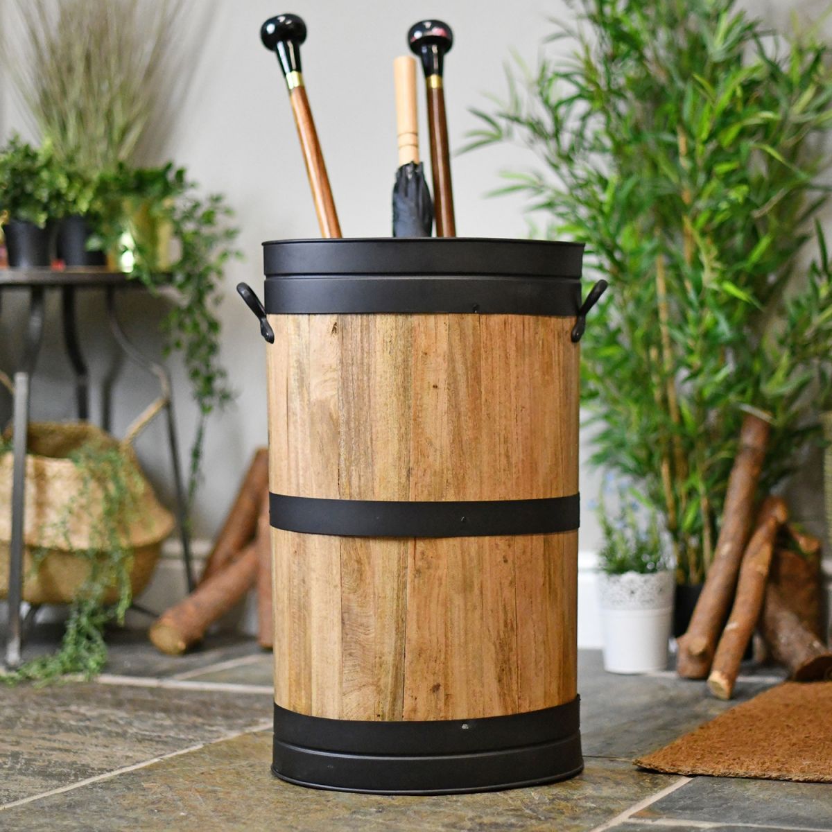 Walking Stick & Umbrella Stand in Situ