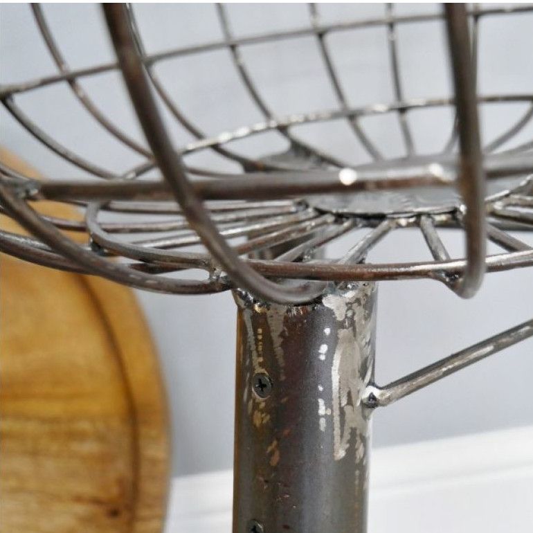 Close-up of the Iron Basket Design