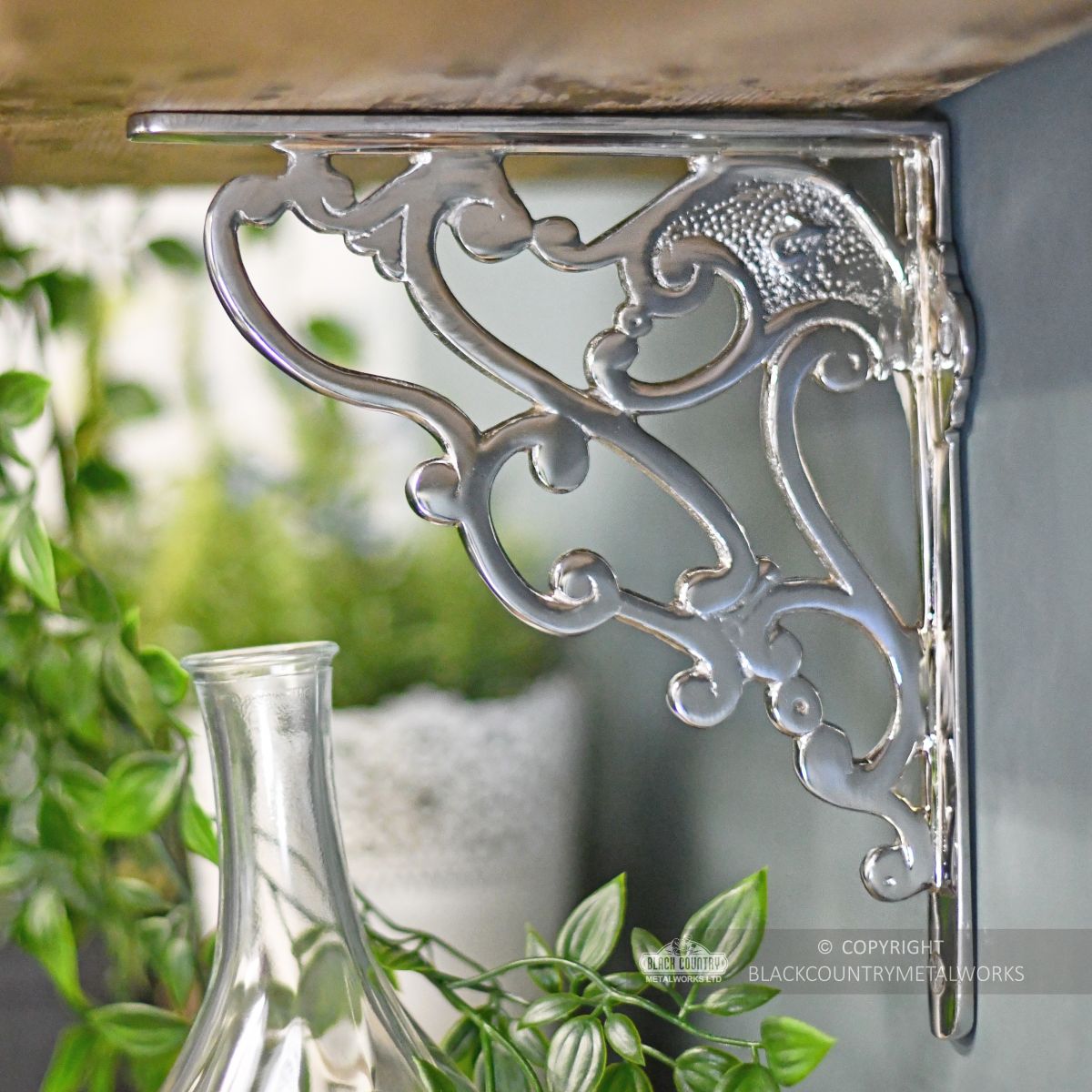 Art Nouveau Inspired interior shelving bracket