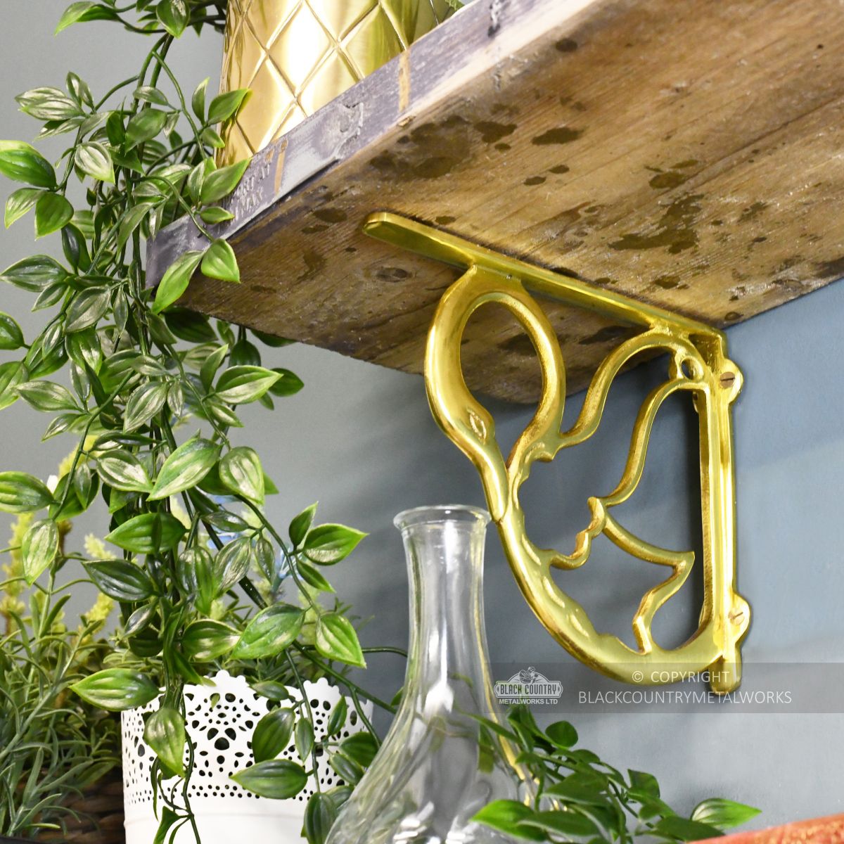 Living room shelf bracket