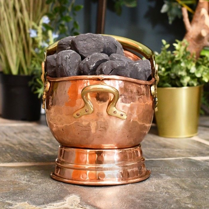 Front View of the "Windsor" Coal Bucket