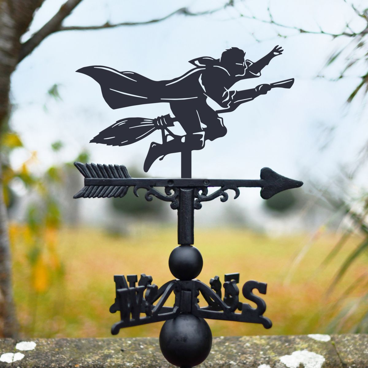 Flying Wizard Weathervane