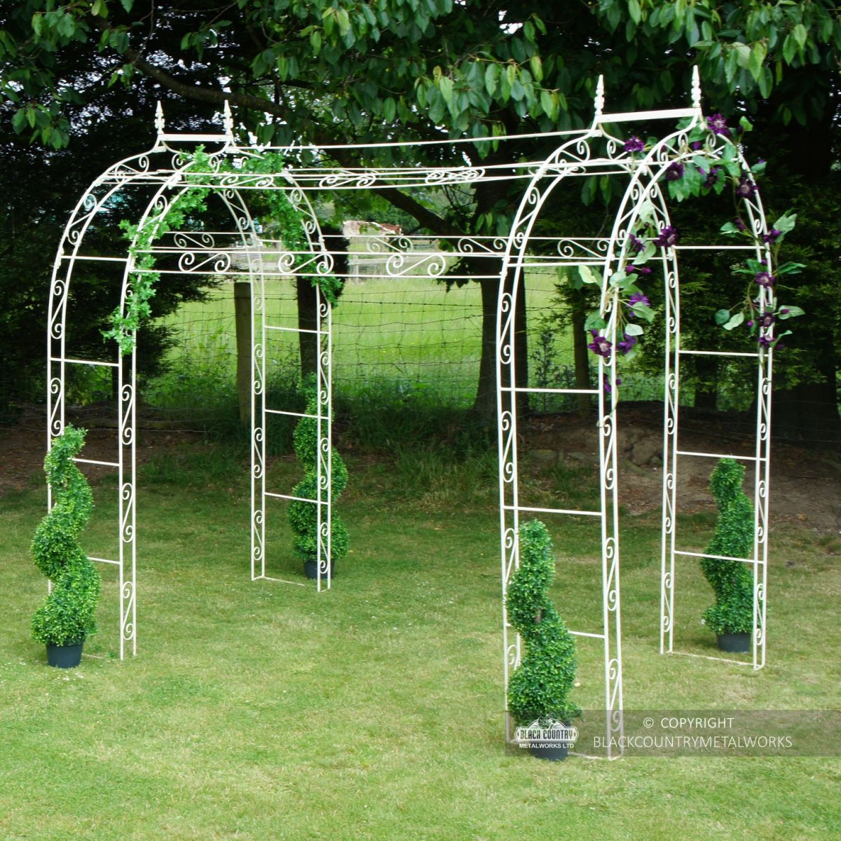 Cream Willow Winds rose arch (2 Arches)