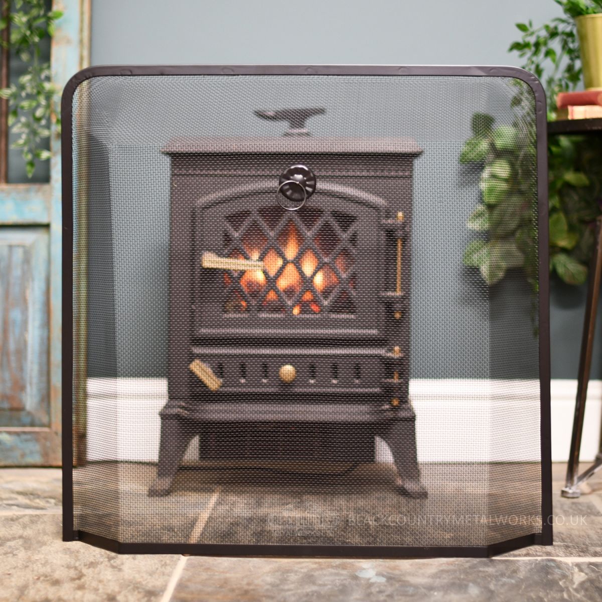 Fireplace fire guard