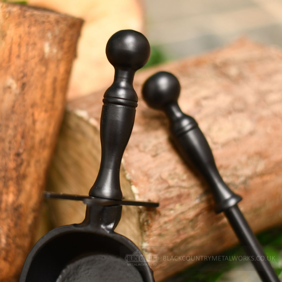 Detailed image of black tool handles