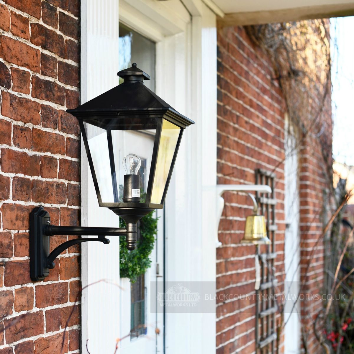 Beautiful wall lantern on bracket