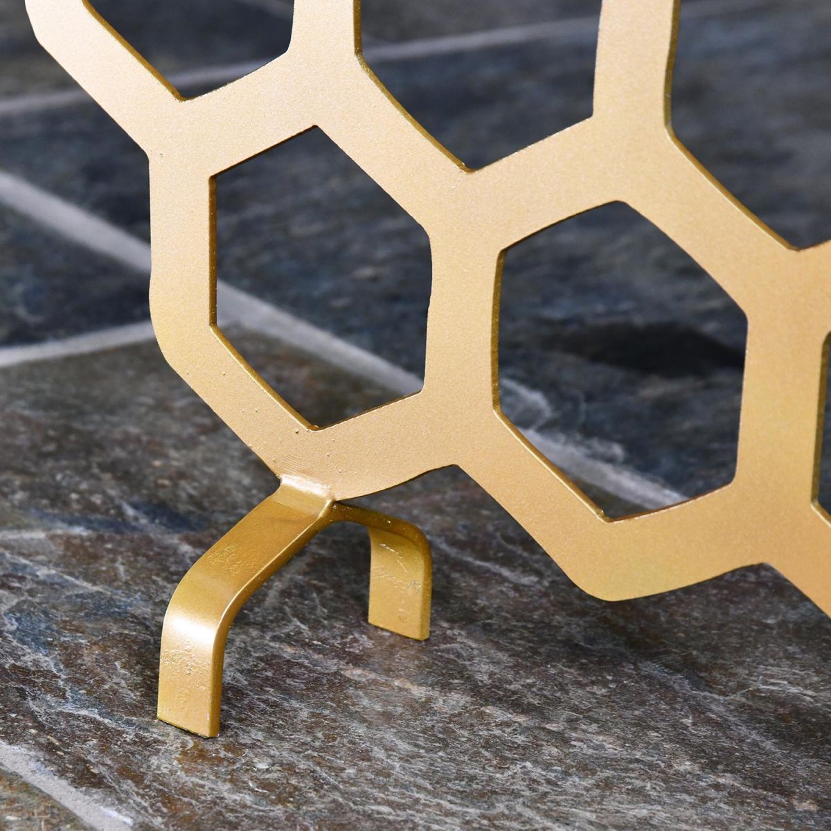 Close-up of the Feet on the Bee Fireguard