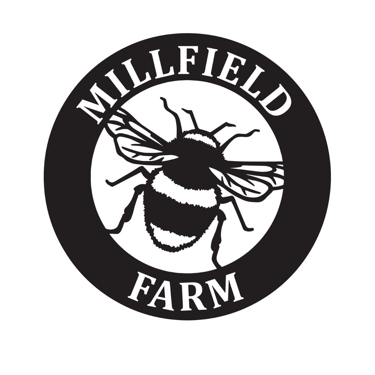 Steel Bumblebee House Name Sign on White Background  Steel Bumblebee House Name Sign on White Background