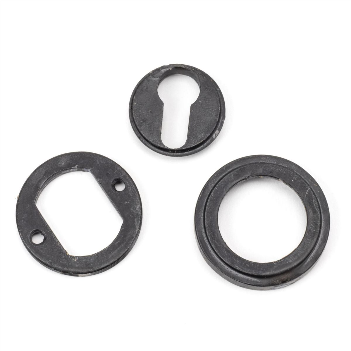 Beeswax Art Deco Circular Euro Escutcheon Parts Beeswax Art Deco Circular Euro Escutcheon Parts