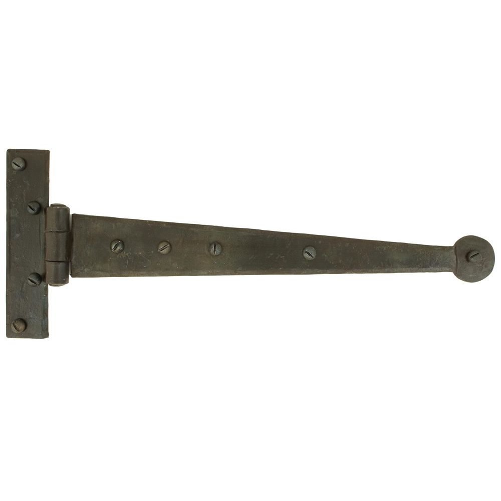 12" Round Ended Beeswax Tee Hinges