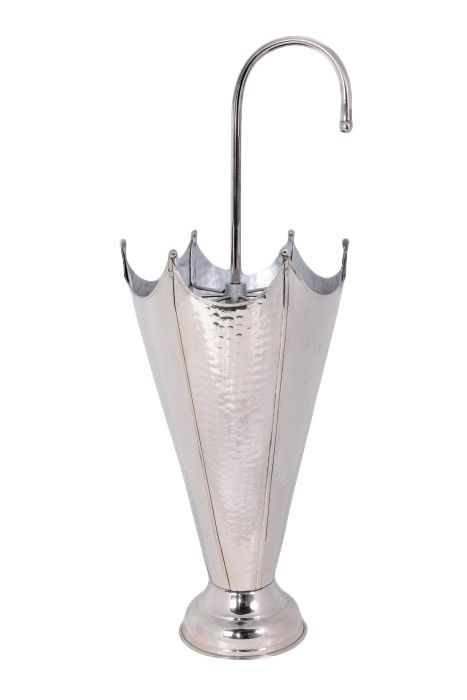 "Bellambrella" Umbrella & Walking Stick Stand - Bright Chrome