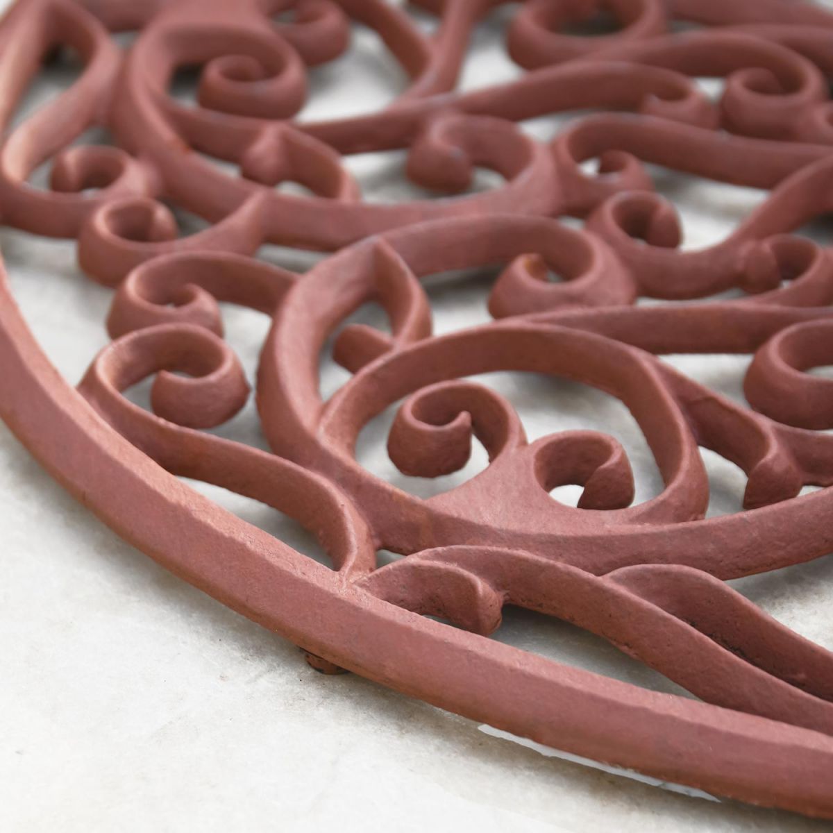 Close-up of the Rustic Finish on the Doormat