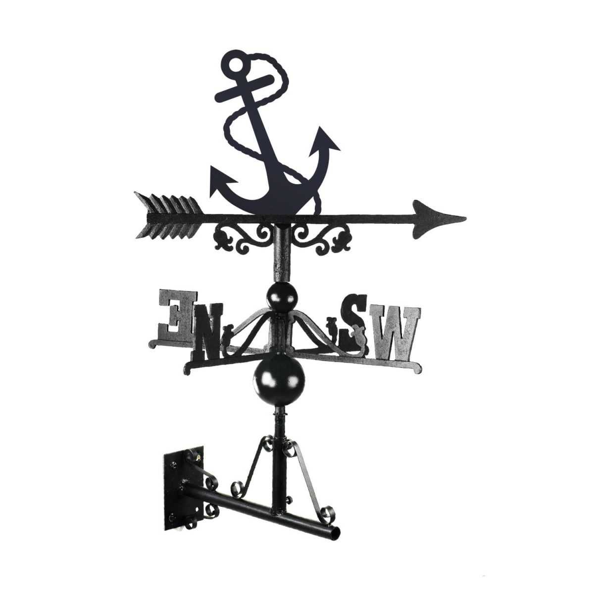 Anchor Weathervane Mounted