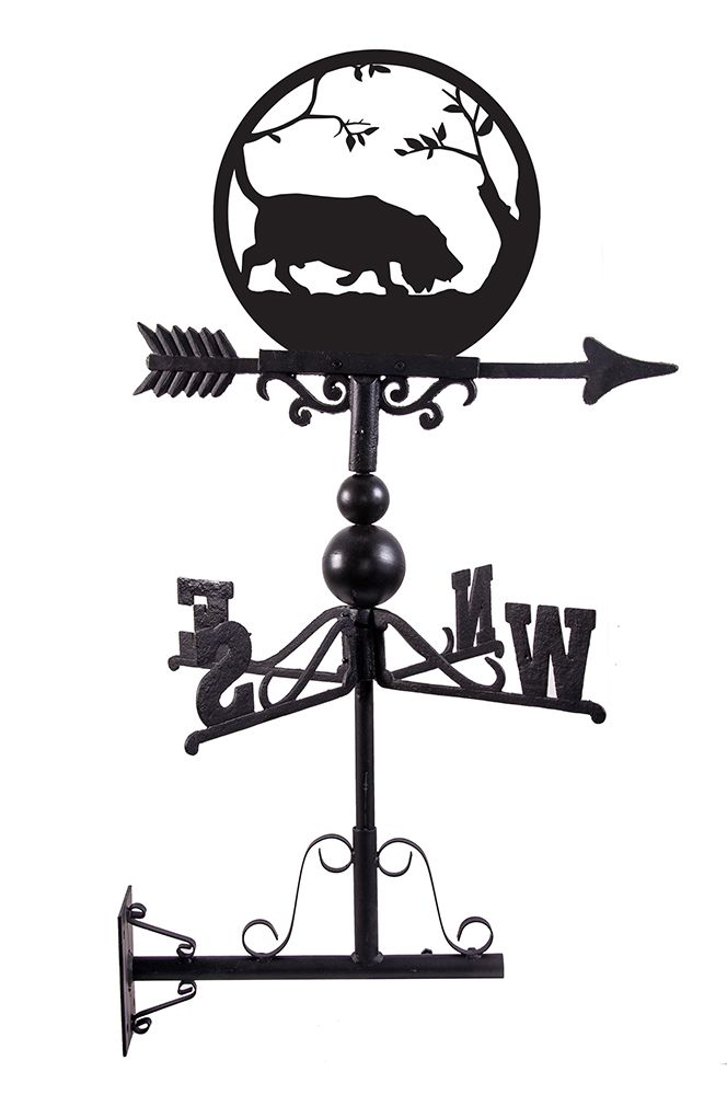 Basset Hound Weathervane in Full 