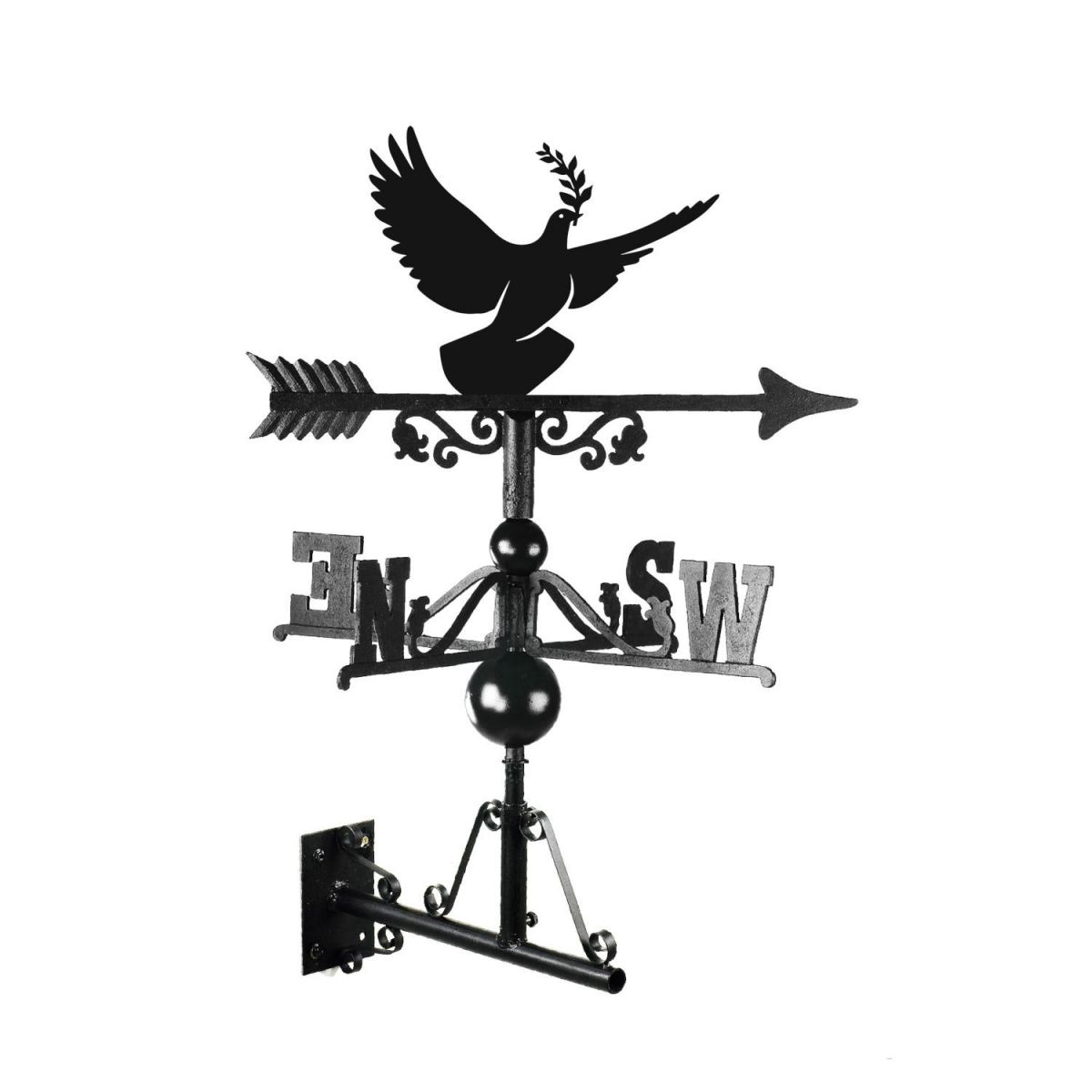 "Dove of Peace" Weathervane Mounted
