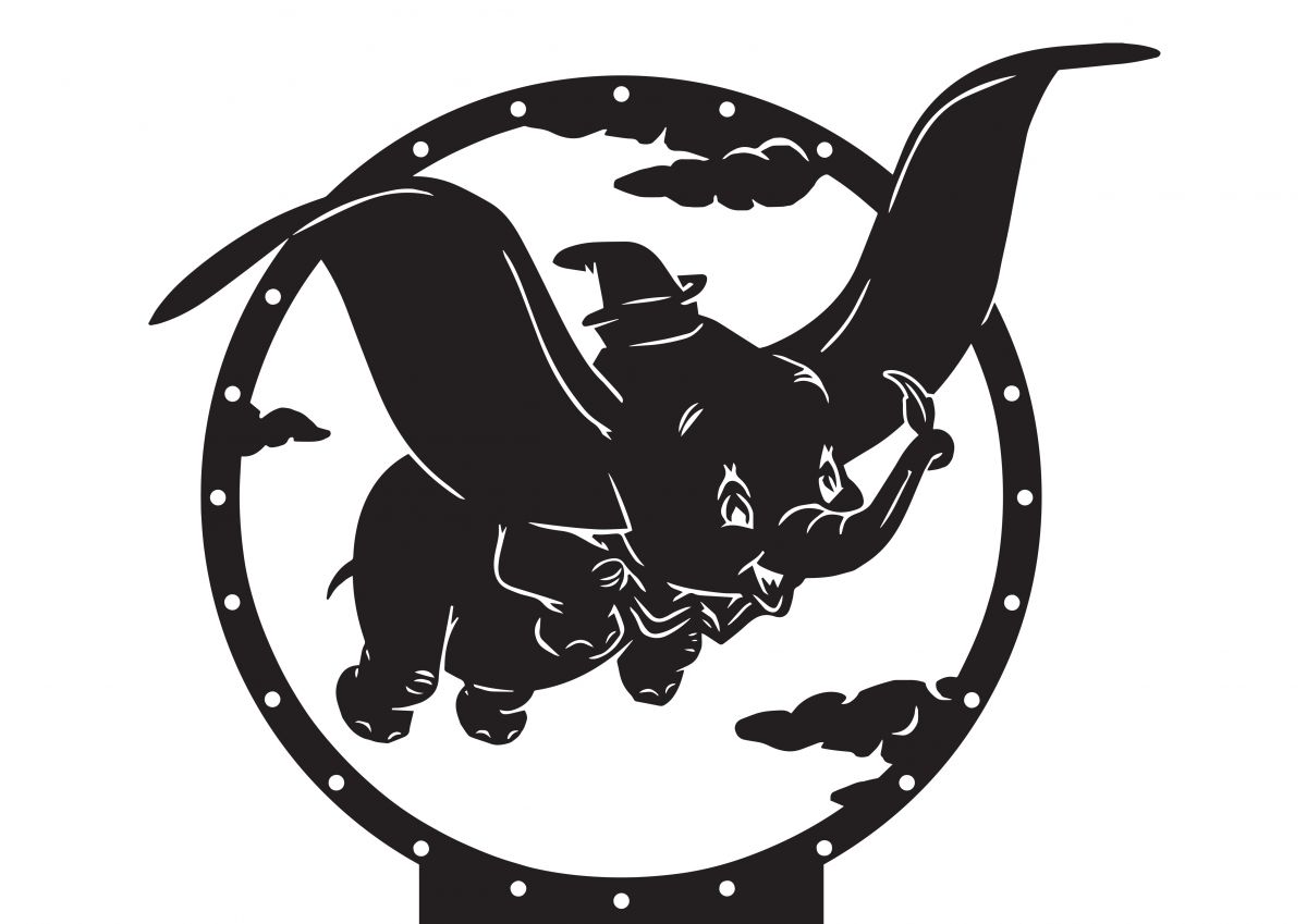 Dumbo weathervane topper