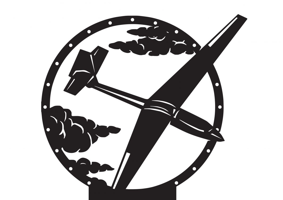 Glider Plane Weathervane Topper Glider Plane Weathervane Topper