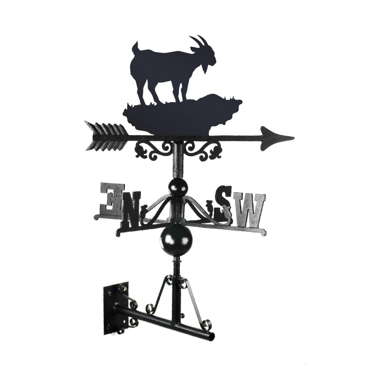 Mountain Goat Weathervane Mounted