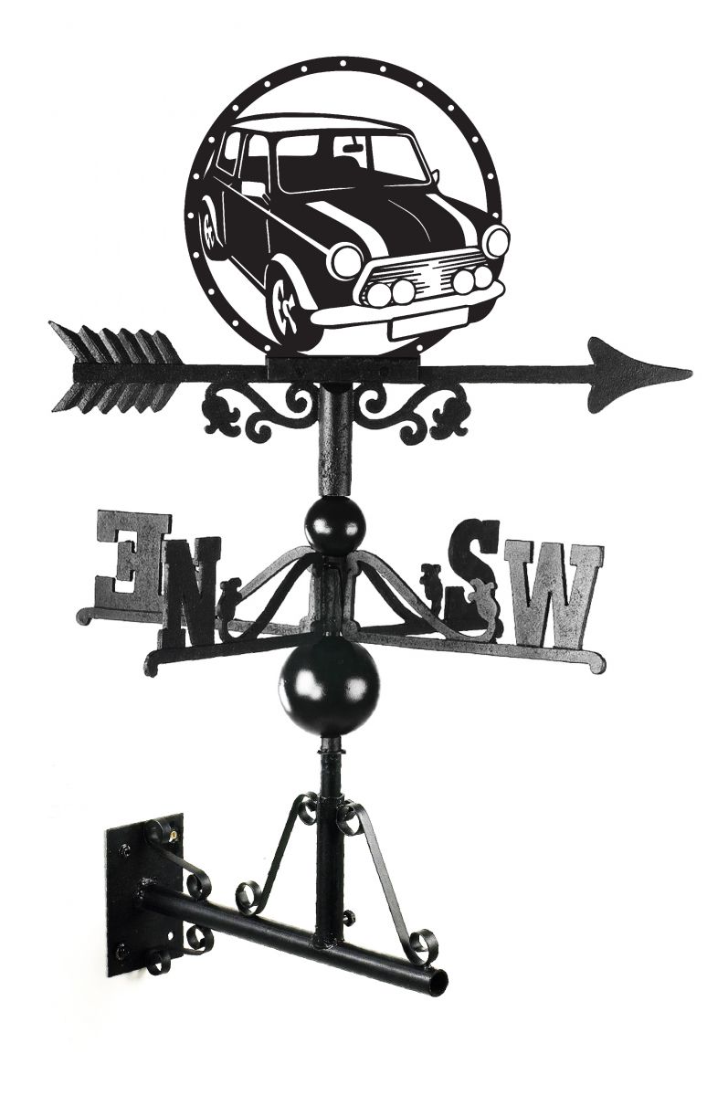 Large Mini Cooper Weathervane