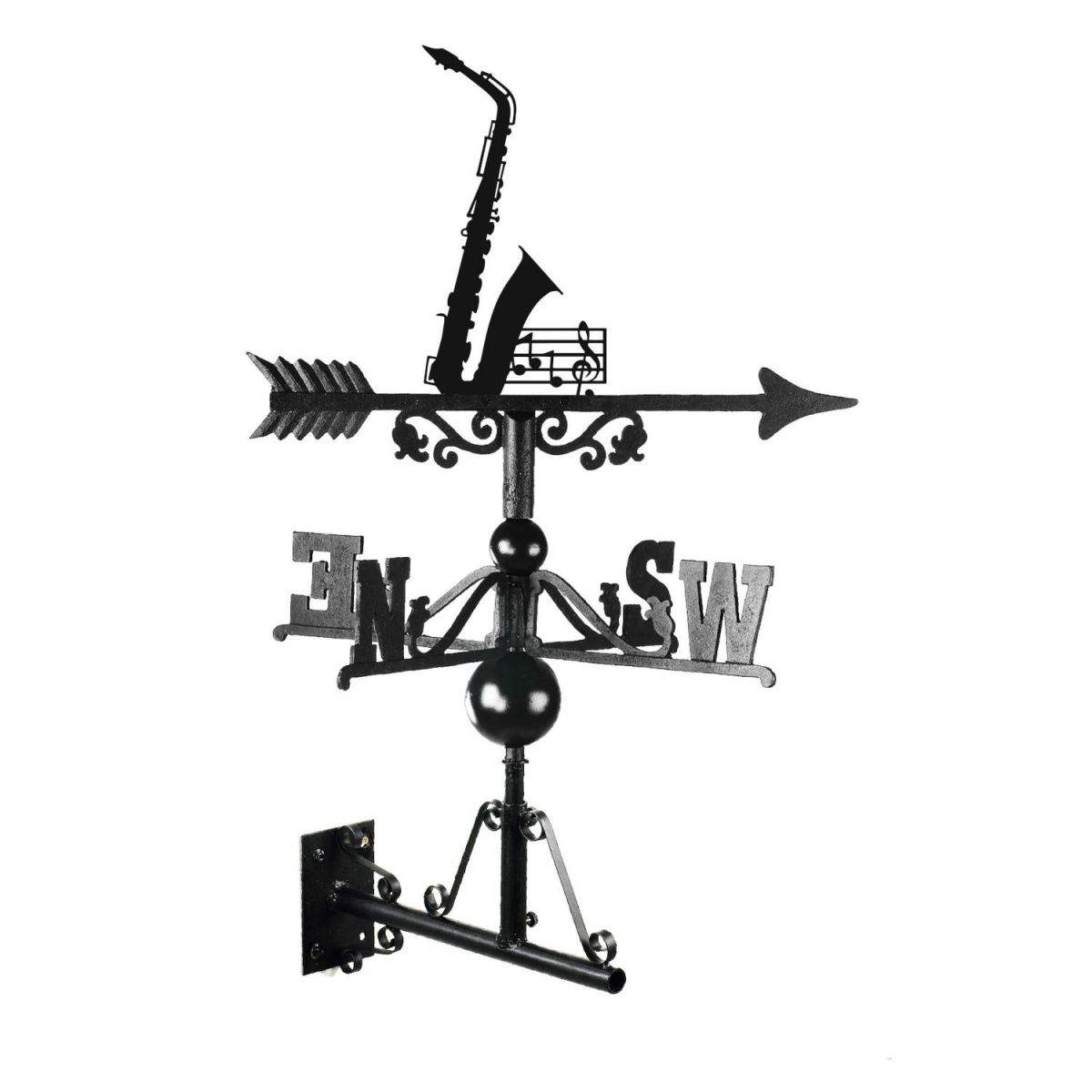 Sax Weathervane Mounted